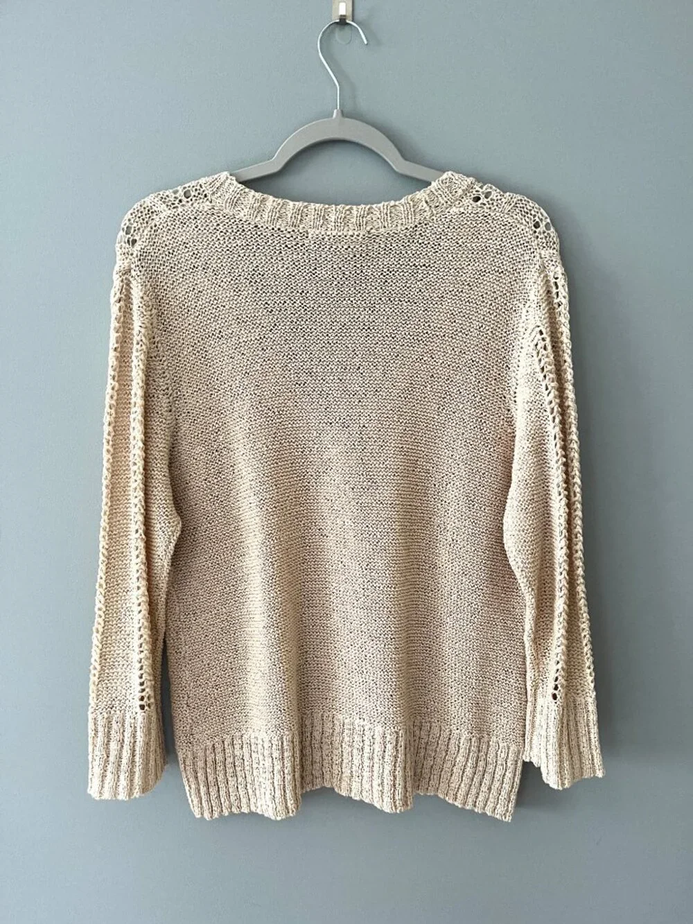 Vintage Designers Originals Studio Sweater Cardigan (Natural) L - Picture 3 of 15